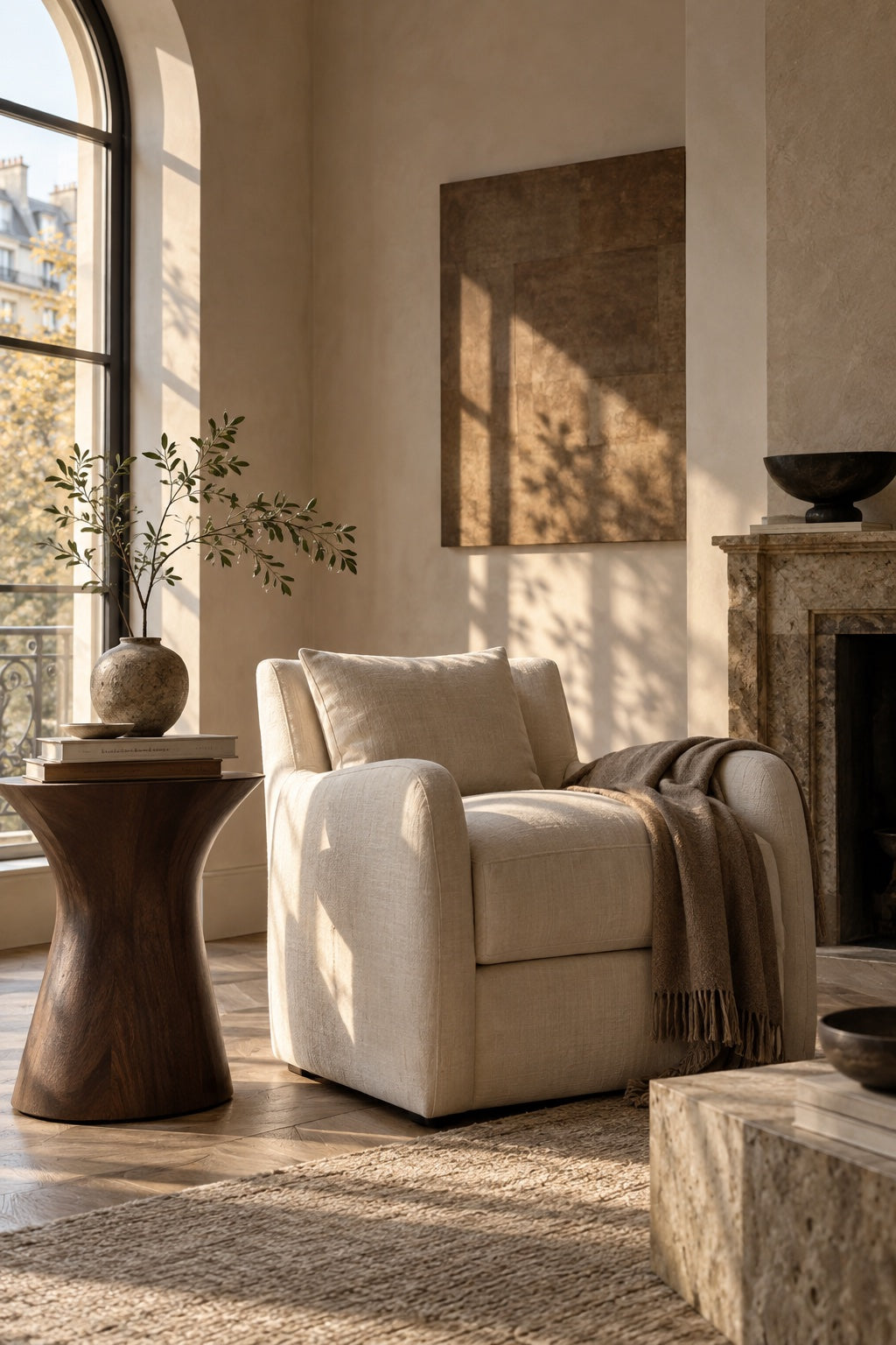 The textures of a thoughtfully made home
