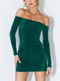 Women's Estelle Mini Dress Green — Dress