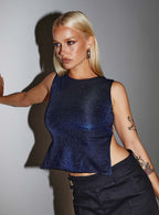 Women's Uzo Top Navy