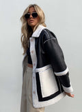 Women's Lexie Faux Leather Jacket Black