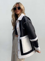 Women's Lexie Faux Leather Jacket Black