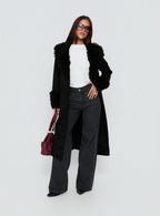 Women's After Party Shearling Jacket Black