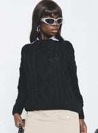 Women's Anaya Oversized Sweater Black