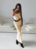Women's Knox Maxi Dress Peach — Dress