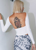 Women's Rixie Long Sleeve Top White