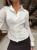 Women's Fogler Shirt White — Top