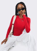 Women's Arnim Long Sleeve Top Red