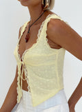 Women's Merrelle Top Lemon