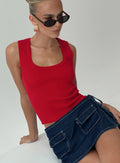 Women's Issues Knit Top Red