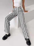 Women's Archer Pants Grey Plaid