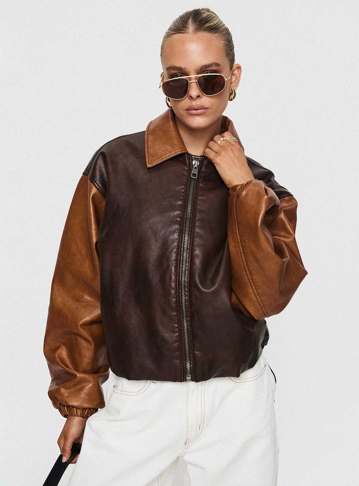 Women's Nirvana Bomber Jacket Chocolate