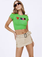 Women's Iconic Cargo Mini Skirt Beige