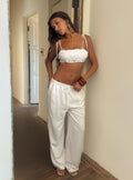 Women's Parklea Linen Blend Pants White