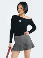 Women's Jaybell Cold Shoulder Sweater Black