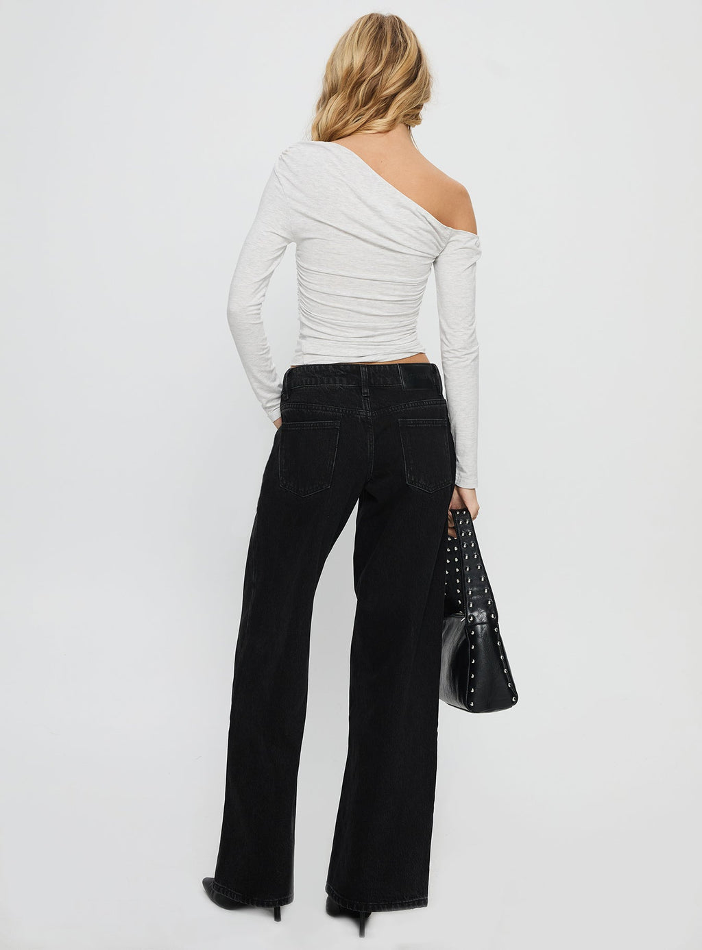 Women's Ellanor Low Rise Straight Leg Jean Washed Black