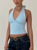 Women's Whimsy Halter Top Blue