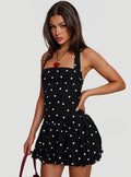 Women's Gigli Bubble Hem Mini Dress Polka Dot — Dress