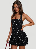Women's Gigli Bubble Hem Mini Dress Polka Dot — Dress