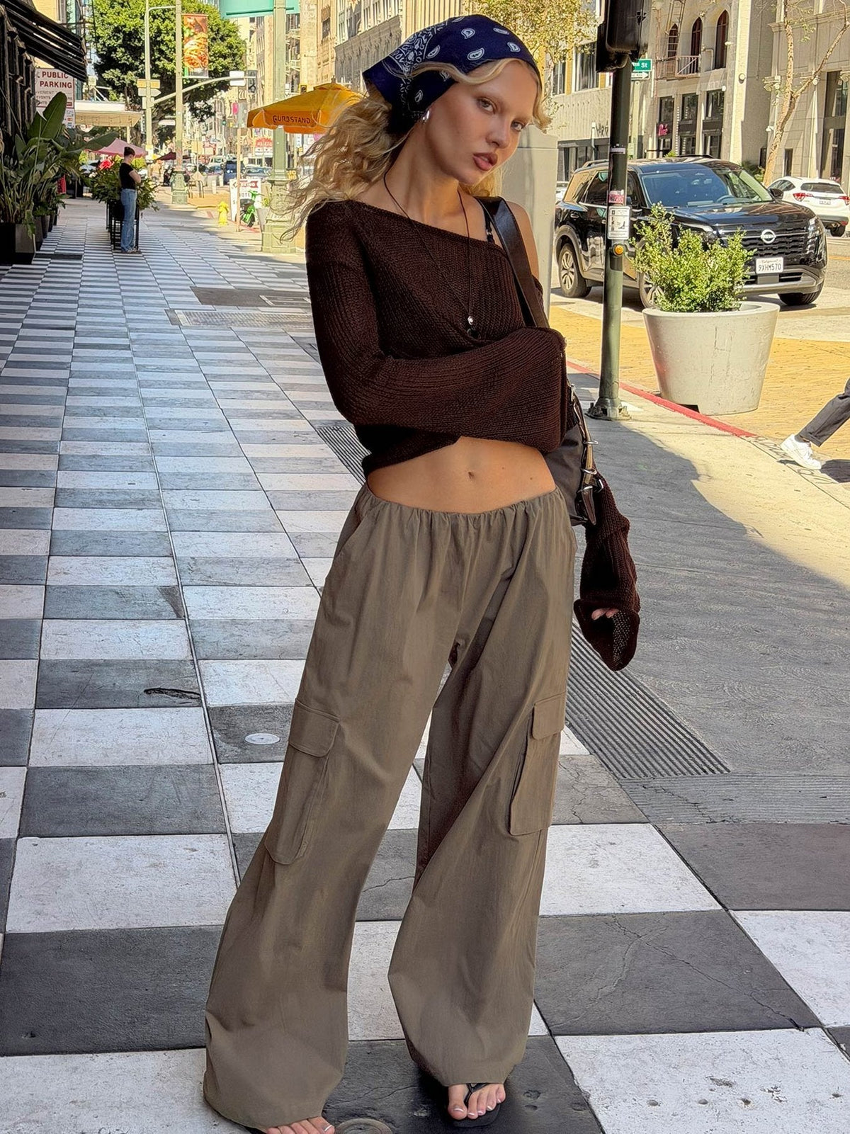 Women's Lunea Concealed Waistband Cargo Pants Charcoal