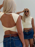 Women's Party Favour Top Yellow
