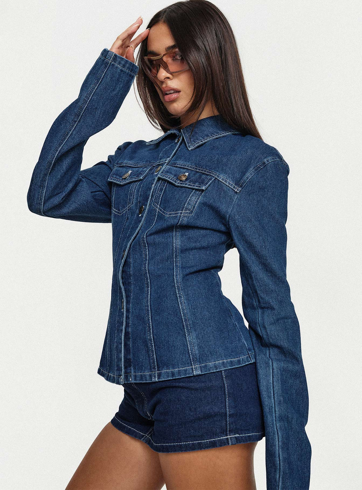 Women's Rider Jacket Blue Denim