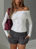 Women's Sedonia Gathered Wrap Top White