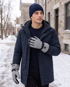 Men's Electric Heated Winter Gloves — Gray — lifestyle [WB split final 59]