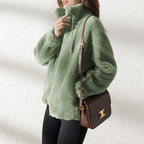 Women's Stand-Collar Fleece Jacket
