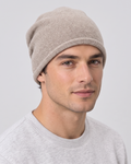 Men's Everyday Knit Beanie — Khaki / 50 × 27 cm — hero — wb-gender-final-149