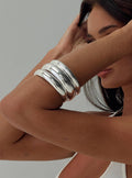 Farley Bangle Pack Silver — Bracelet
