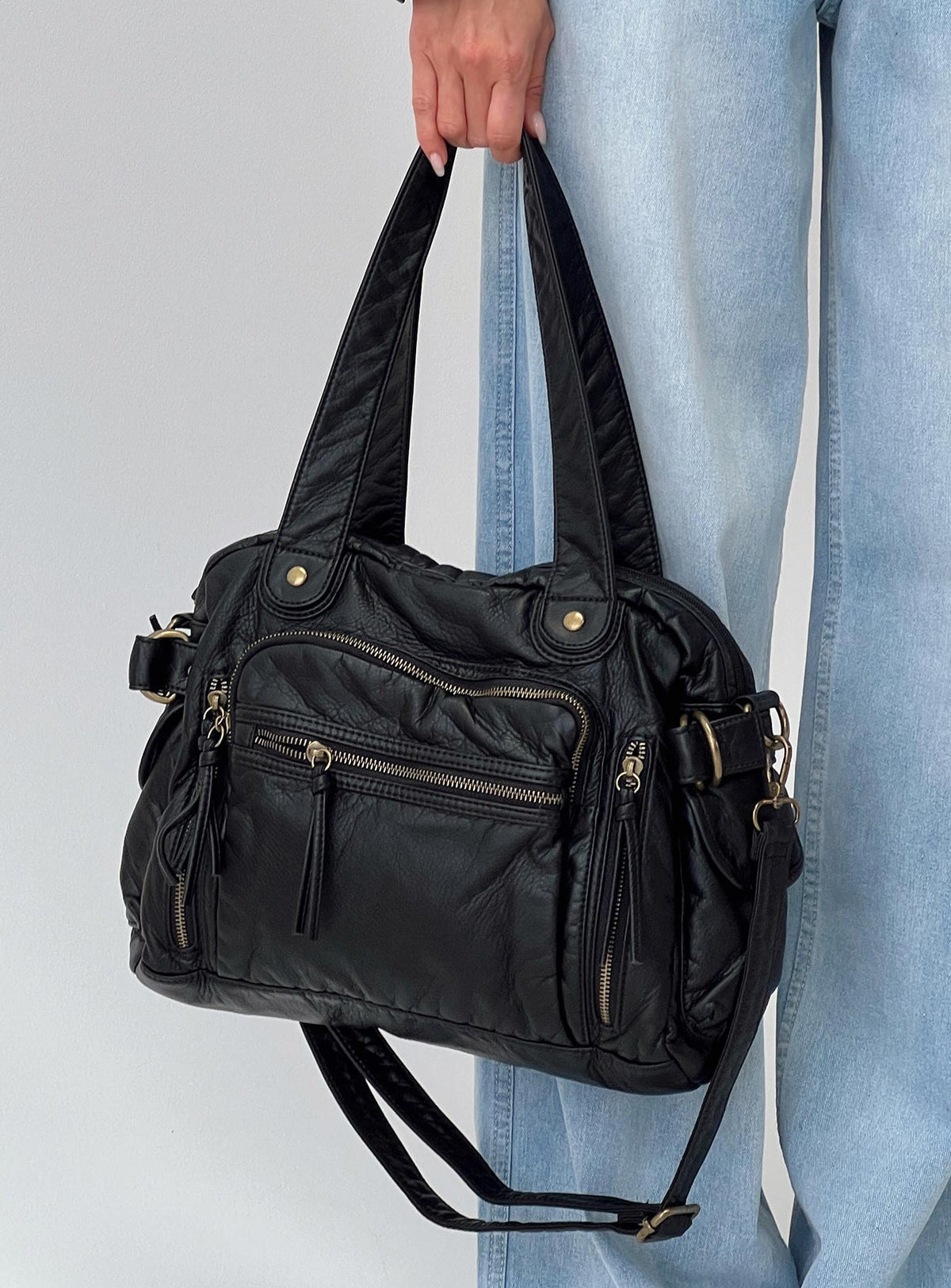 Make Memories Bag Black — Handbag