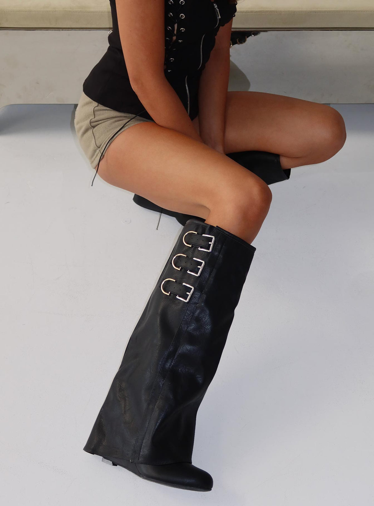 Women's Ritz Knee High Boots Black