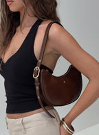 Peta & Jain Goldie Bag Chocolate Brown — Handbag