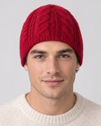 Men's Thick-Knit Cashmere Beanie — hero [WB final 4:5 30]