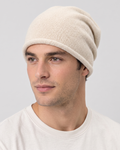 Men's Everyday Knit Beanie — Off-White / 50 × 27 cm — hero — wb-gender-final-137