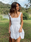 Women's Lorinda Mini Dress White — Dress
