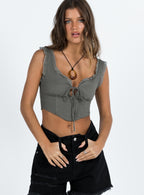 Women's Scarlett Top Slate Grey