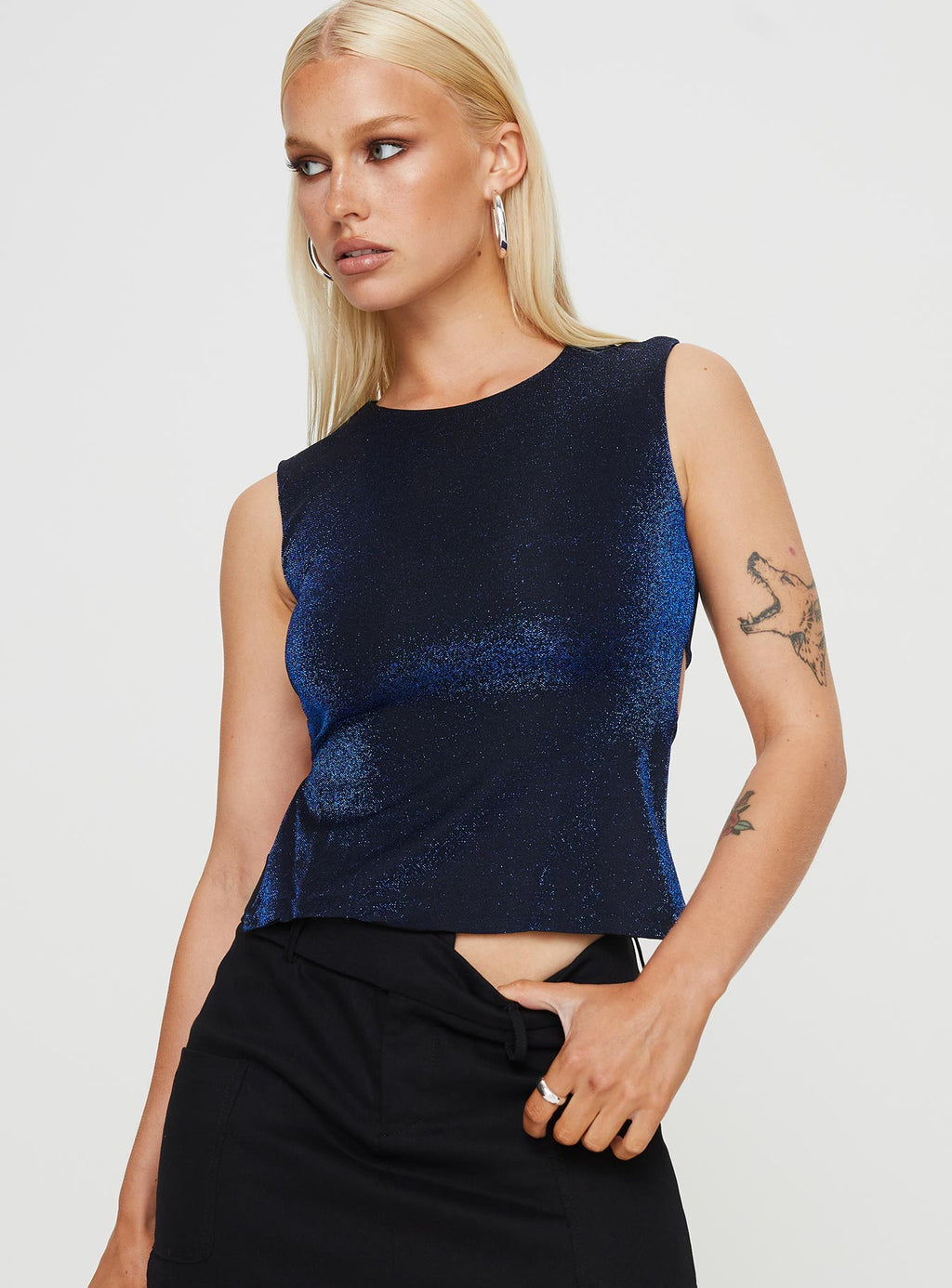 Women's Uzo Top Navy