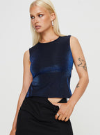 Women's Uzo Top Navy
