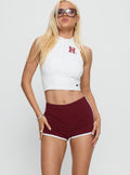 Women's Harvard Old School Mini Short Crimson