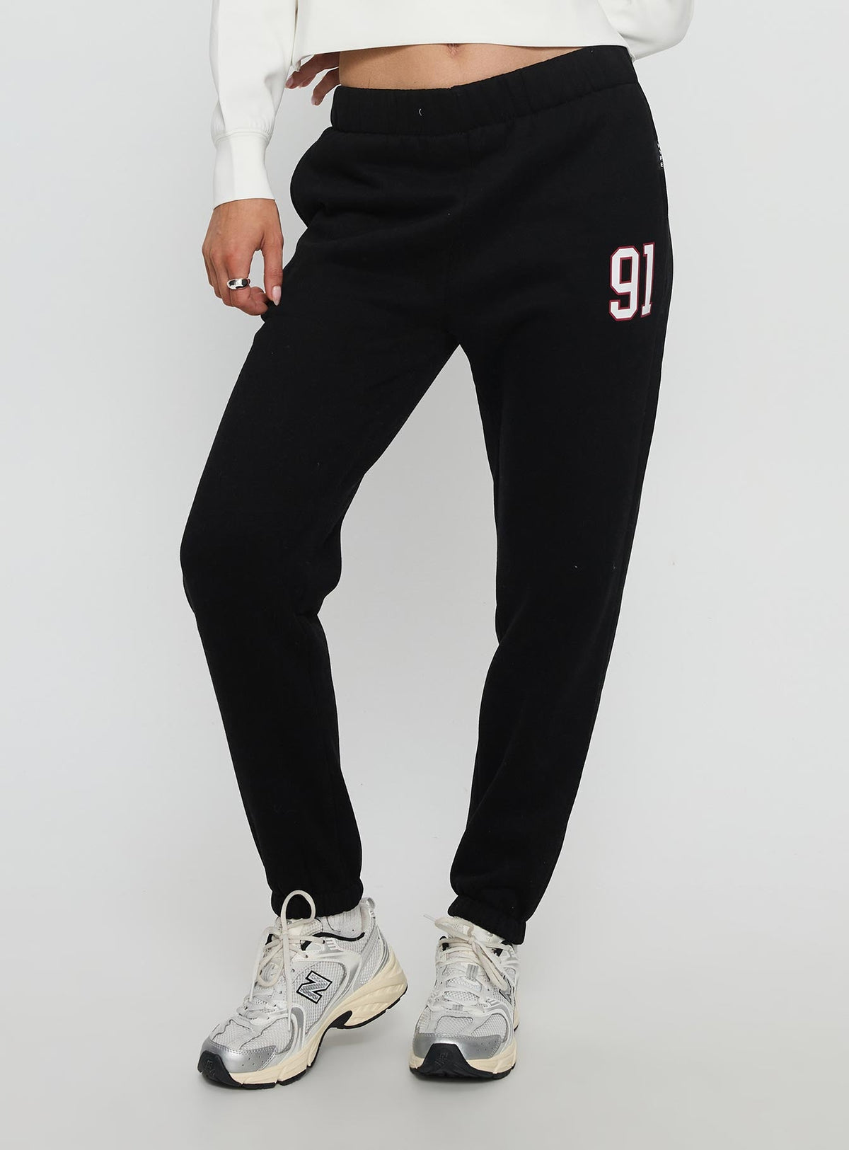 Women's Stanford Basic Sweatpants Black — Pants