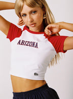 Women's U of A Homerun Tee Red / White
