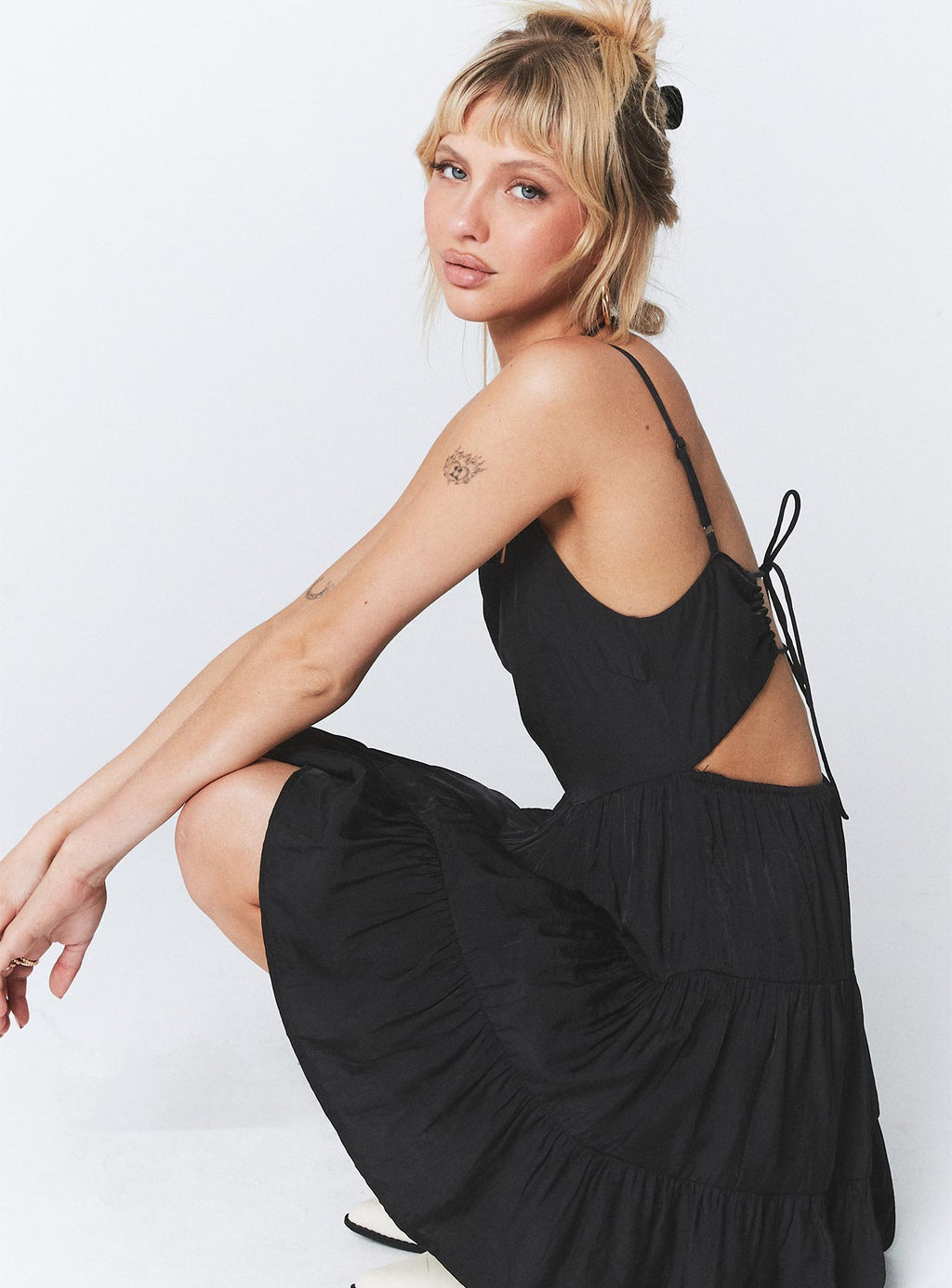 Women's Summer Break Mini Dress Black — Dress