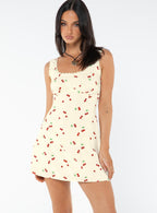 Women's Dasha Mini Dress Cherry — Dress