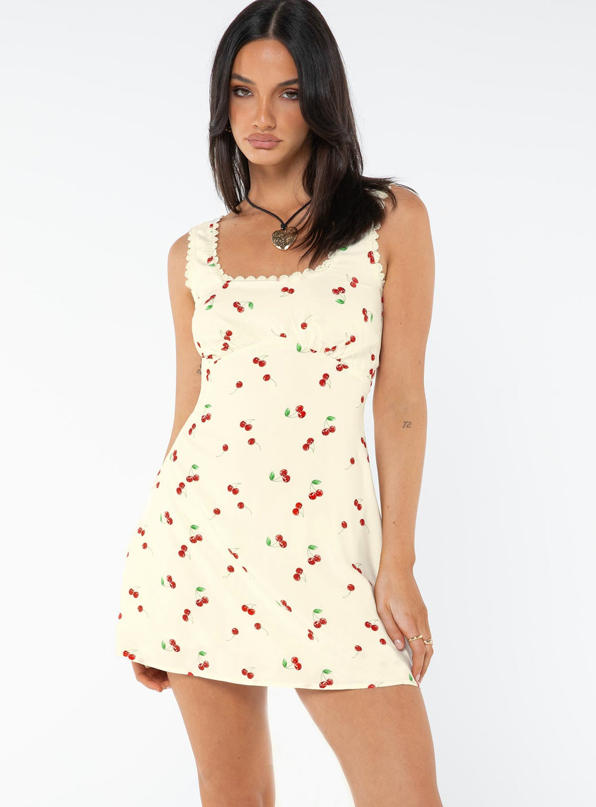 Women's Dasha Mini Dress Cherry — Dress