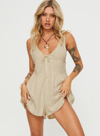 Women's Mackellar Romper Beige