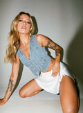 Women's Burrows Denim Vest — Top
