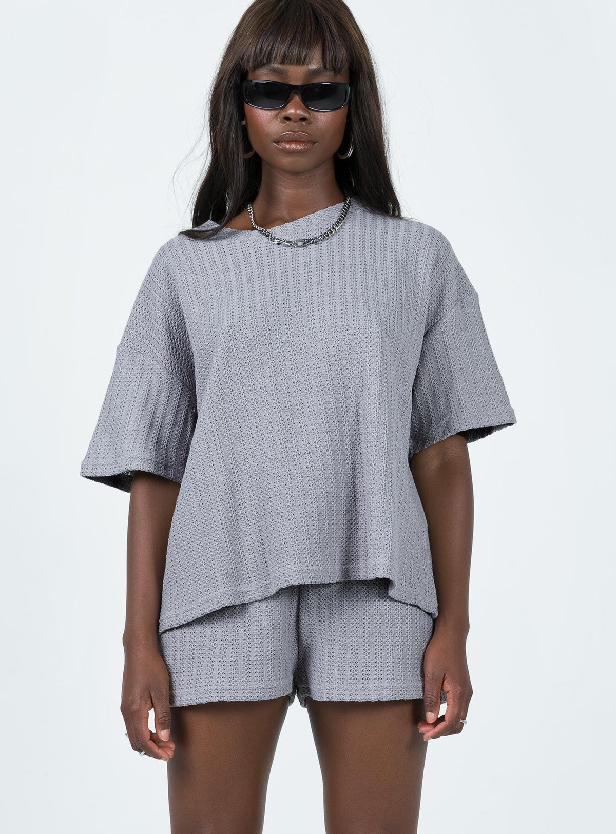 Women's Cammie Knit Set Grey