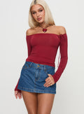 Women's Nicolina Low Rise Denim Mini Skirt Light Wash Petite
