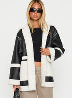 Women's Lexie Faux Leather Jacket Black